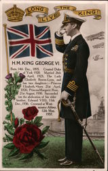 H.M. King George VI Postcard