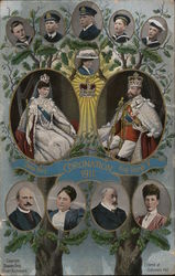 Coronation of King George V and Queen Mary 1911 Royalty Postcard Postcard Postcard