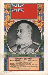 Edward VII - Facts About Great Britain Postcard