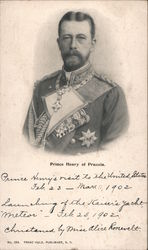 Prince Henry of Prussia Royalty Postcard Postcard Postcard