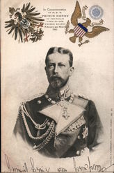 In Commemoration of H.H.H. Prince Henry of Prussia's Visit to the United States Royalty Postcard Postcard Postcard