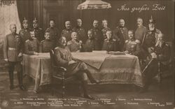 Aus Grofser Zeit v. Mackensen v. Moltke Kronprinz Wilholm v. Francois v. Falkenhayn v. Baseler Royalty Postcard Postcard Postcard