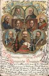 Zur Grinnerung a.d. 200jakrige Bestehen Konigreichs Preussen 1707 - 1901 Royalty Postcard Postcard Postcard