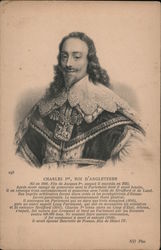 Charles I King of England Postcard