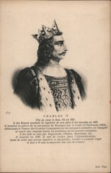 Charles V of France Postcard