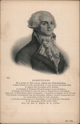 Maximilien Robespierre France Postcard Postcard Postcard