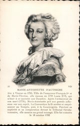 Marie-Antoinette of Austria Postcard