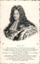 Louis XIV Postcard