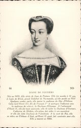 Diane de Poitiers Postcard