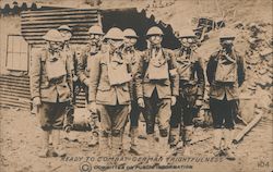 Ready to Combat German Frightfulness from Committee on Public Information World War I Postcard Postcard Postcard