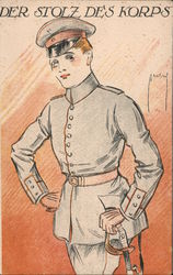 DER STOLZ DES KORPS Military Postcard Postcard Postcard