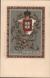 Coat of Arms - The Kingdom of Portugal Postcard Postcard Postcard