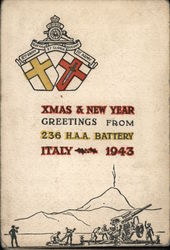 Xmas & New Year Italy World War II Postcard Postcard Postcard