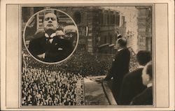 With Book and Musket - the perfect Fascist Postcard