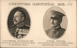 Christmas Greetings. 1917. World War I J. Russell & Sons Postcard Postcard Postcard