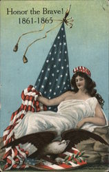 Honor the Brave! 1861-1865 Postcard