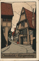 Osnabrück Klingensberg Street Postcard