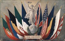 For Freedom World War I Postcard Postcard Postcard