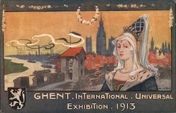 Ghent International Universal Exhibition 1913 Postcard