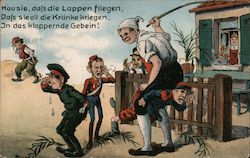 Hau Sie, dass die Lappen Fliegen! Postcard