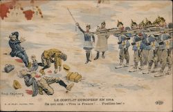 Le Confluct Europeen En 1914 World War I Postcard Postcard Postcard