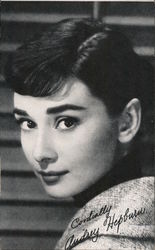 Audrey Hepburn Actresses Arcade Card Arcade Card Arcade Card