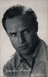 Marlon Brando Actors Arcade Card Arcade Card Arcade Card