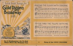 Songs from "The Gold Diggers of Broadway" Composers Postcard Postcard Postcard