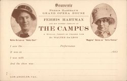 "The Campus" by Walter De Leon Theatre Postcard Postcard Postcard