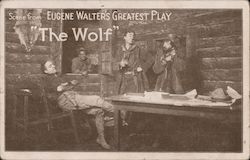 Scene from Eugene Walters Greatest Play "The Wolf" Theatre Postcard Postcard Postcard