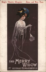 The Merry Widow Theatre Postcard Postcard Postcard