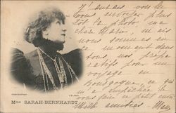 Sarah Bernhardt Actresses Postcard Postcard Postcard