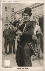 Charlie Chaplin, Charlie the Nurse Actors Postcard Postcard Postcard