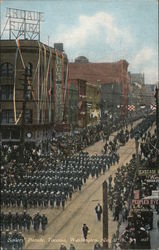 Sailors Parade, Tacoma, Washington Great White Fleet Postcard Postcard Postcard