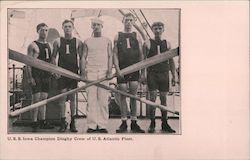 U.S.S. Iowa Champion Dinghy Crew of U.S. Atlantic Fleet Great White Fleet Postcard Postcard Postcard