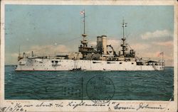 U.S.S. Illinois Great White Fleet Postcard Postcard Postcard