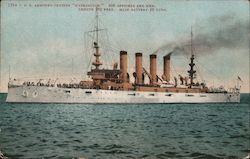 U.S. Armored Cruiser "Washington." Postcard