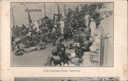 Utah Landing Force, Veracruz Great White Fleet Postcard Postcard Postcard