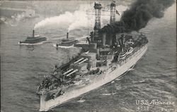 U.S.S. Arkansas Postcard