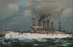 U.S. Armored Cruiser "South Dakota" Postcard