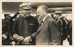 Admiral Rodman and Secretary Daniels Great White Fleet Postcard Postcard Postcard