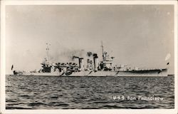 U.S.S. San Francisco Great White Fleet Postcard Postcard Postcard