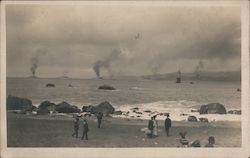 Greet White Fleet at San Francisco Postcard