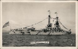 U.S.S. Arkansas Great White Fleet Postcard Postcard Postcard