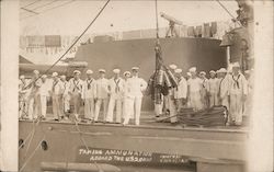 Taking Ammunition Aboard U.S.S. Ohio Postcard