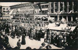 Fleet Parade on Market Street; September 2, 1919 San Francisco, CA Postcard Postcard Postcard