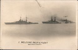 Welcome Pacific Fleet Postcard