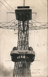 Mast of the Battleship U.S.S. Louisiana 1918 Great White Fleet Postcard Postcard Postcard