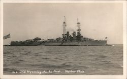 U.S.S. Wyoming - Pacific Fleet Great White Fleet Postcard Postcard Postcard