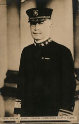 Rear Admiral Joseph Strauss Commander Atlantic Fleet Postcard